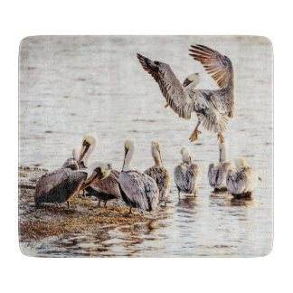 Planche À Découper Pélicans sur le Bayou Cutting Board