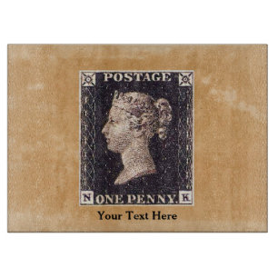 Planche À Découper Penny Black Postage Timbre