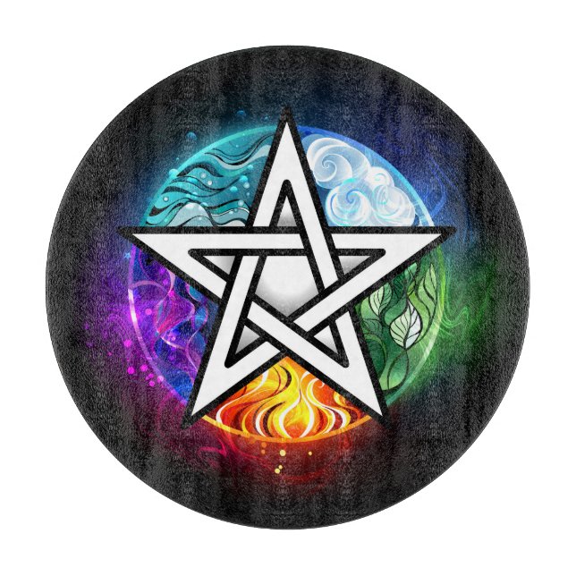 Planche À Découper pentagramme du Wiccan (Devant)