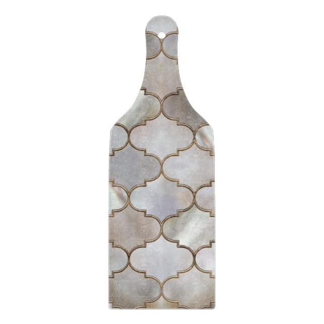 Planche À Découper Perle et or marocain (Devant)