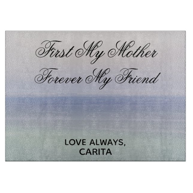 Planche À Découper Personnalisé D'Abord Ma Mère (Devant)