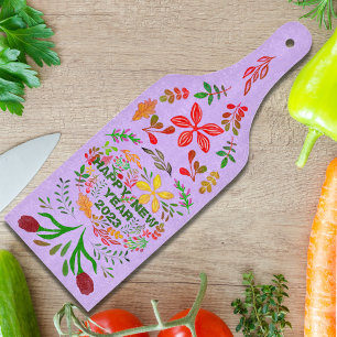 PLANCHE À DÉCOUPER PERSONNALISÉ HEUREUX NOUVEL AN 20XX