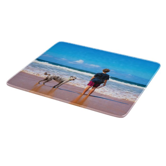 Planche À Découper Personnalisez Votre Carte De Coupe Photo Favorite (Coin)