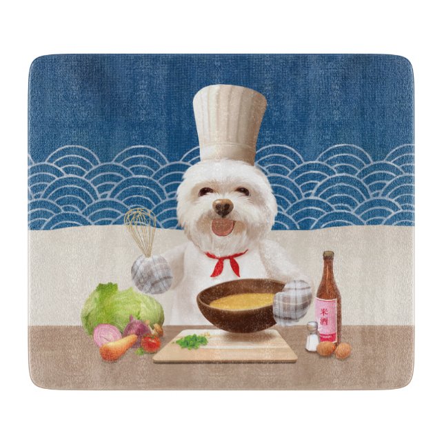 Planche À Découper Petit Chien Chef (Devant)