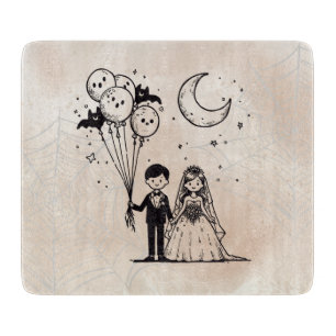 Planche À Découper Petit Couple Effrayant