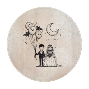 Planche À Découper Petit Couple Effrayant