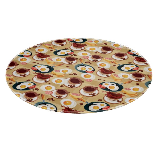 Planche À Découper Petit déjeuner Motif 3 (Coin)