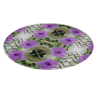 Planche À Découper Petunias mexicain et Latticework