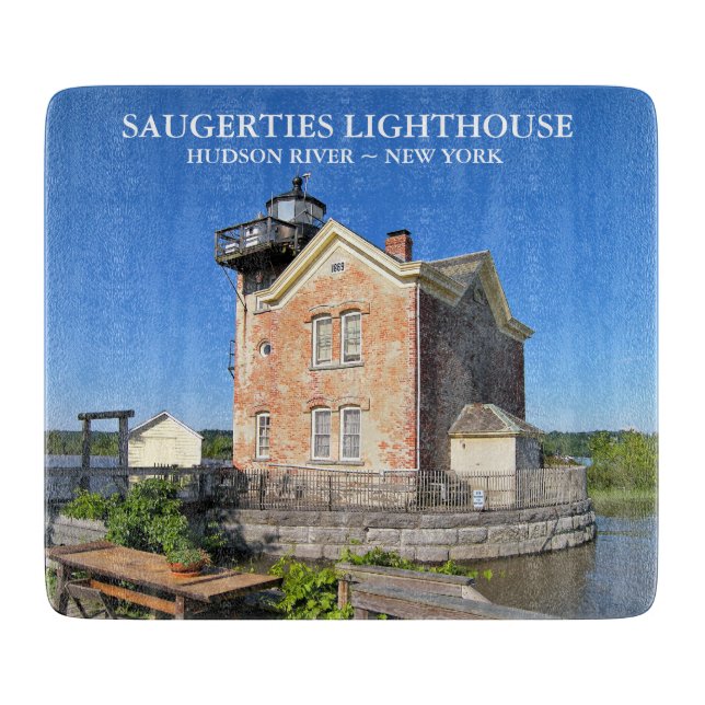 Planche À Découper Phare de Saugerties, New York Cutting Board (Devant)