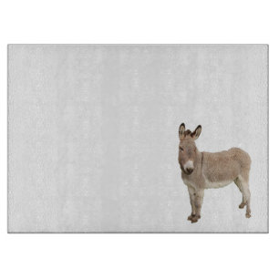 Planche À Découper Photo de Burro à Donkey Cute