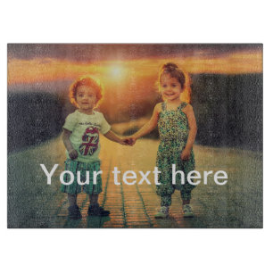 Planche À Découper Photo et texte faits sur commande