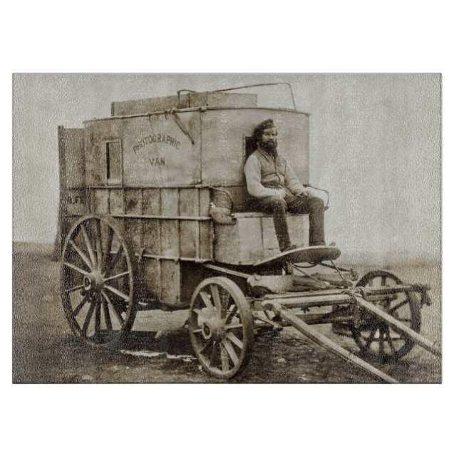 Planche À Découper Photographie Wagon de Roger Fenton Photo Réalisme (Devant)