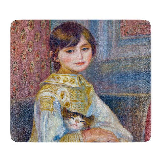 Planche À Découper Pierre-Auguste Renoir - Enfant avec chat (Devant)