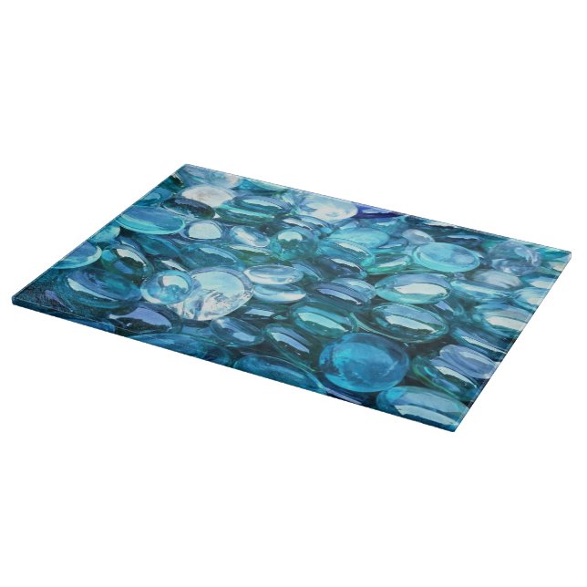 Planche À Découper Pierres de verre Aqua (Coin)