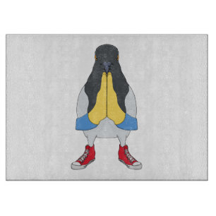 Planche À Découper Pigeon avec chaussures