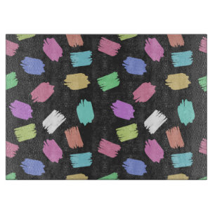 Planche À Découper Pinceau de peinture contours, pinceaux colorés