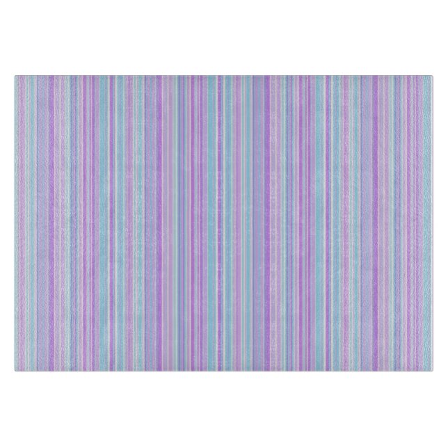 Planche À Découper Pinstripes et Pastels (Devant)