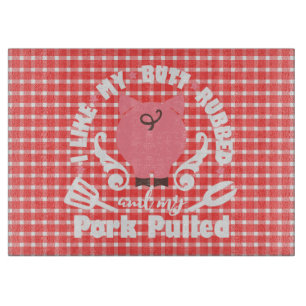 Planche À Découper Pique-nique Plaid J'Aime Mon Beurre Rubbed