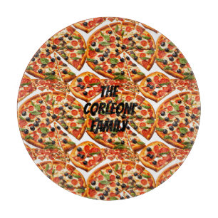 Planche À Découper Pizza amusante, Corleone famille plateau de coupe