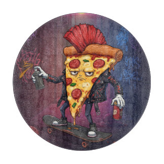 Planche À Découper Pizza Punk