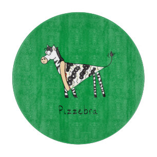 Planche à découper Pizza Zèbre