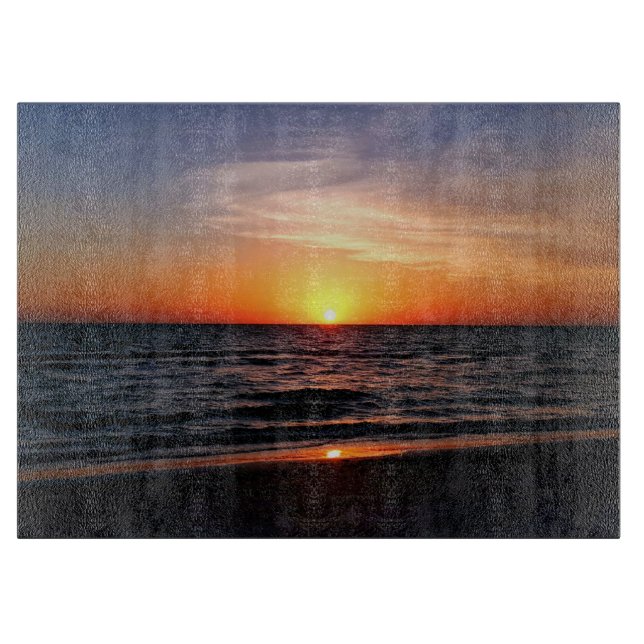 Planche À Découper Plage Sunset Clearwater (Devant)
