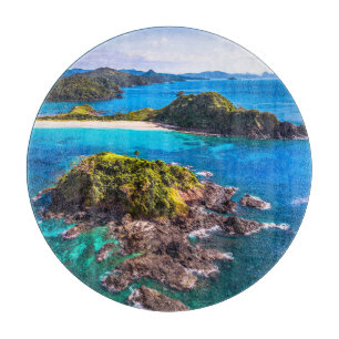 Planche À Découper Plages tropicales Phillipines El Nido