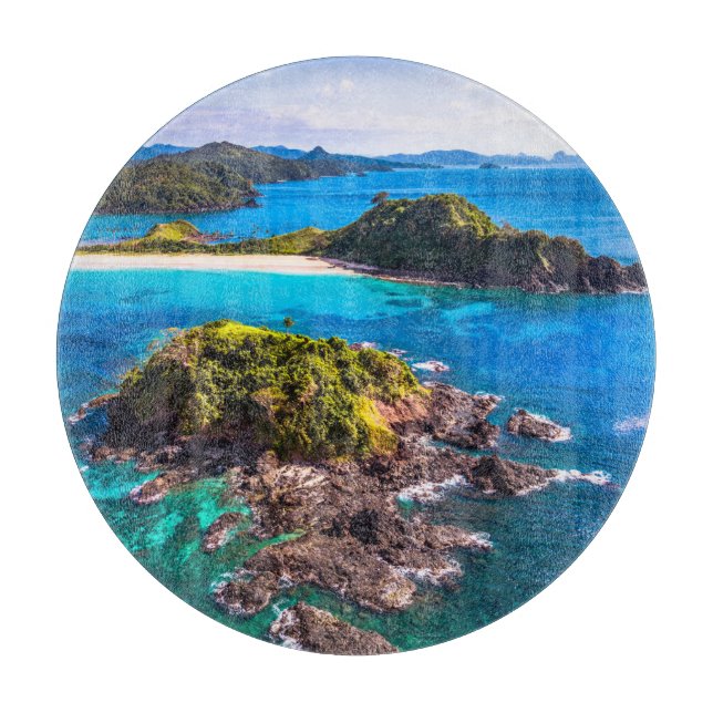 Planche À Découper Plages tropicales | Phillipines El Nido (Devant)