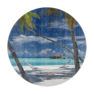 Planche À Découper Plages tropicales   Sandy Beach, Maldives