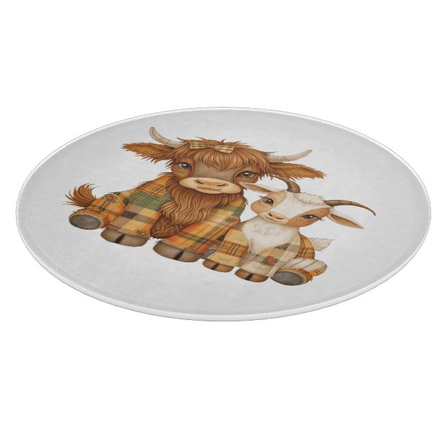 Planche À Découper Plaid & Precious Pals (Coin)