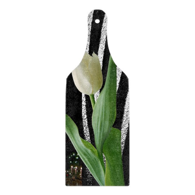 Planche À Découper Planche à verre Tulipe florale (Devant)