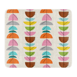 Planche À Découper Planche de coupe des nids colorés rétro