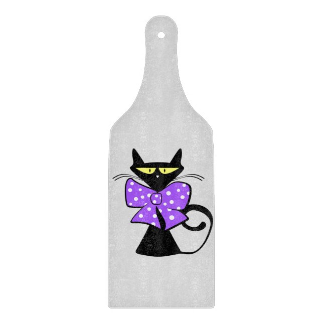Planche À Découper Planche de coupe en verre Cat Meow (Devant)
