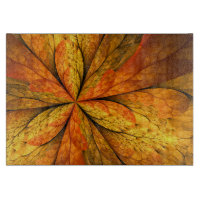 Plante d'automne, Abstrait moderne Fractal Art Lea