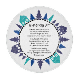 Planche À Découper Plaque cadeau d'amitié