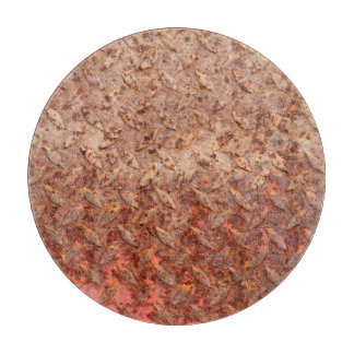 Planche À Découper Plaque d'acier rouillé, texture de métal grungy.