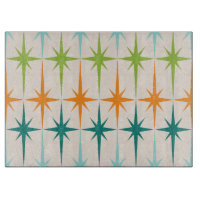 Plaque de découpe en verre de Starbursts géométriq