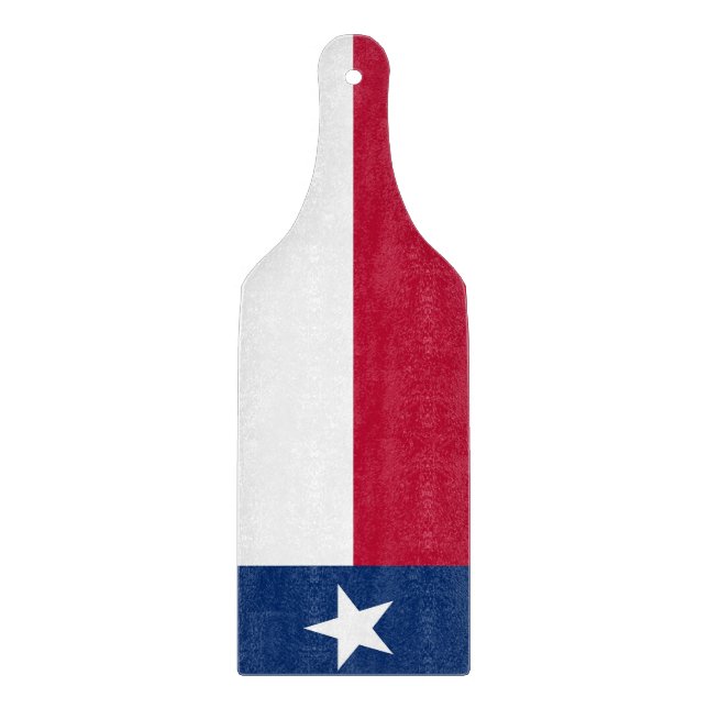 Planche À Découper Plaque de découpe en verre drapeau du Texas (Devant)