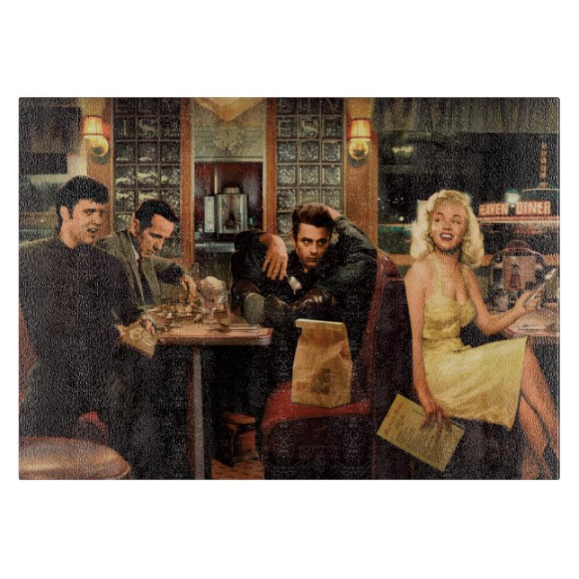 Planche À Découper Plat bleu (Devant)