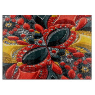 Planche À Découper Plateau de coupe en verre avec couleurs Allemagne