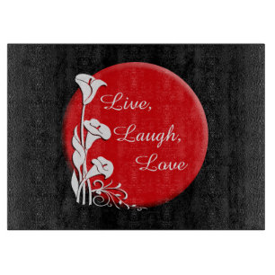 Planche À Découper Plateau de coupe moderne Motif Callas