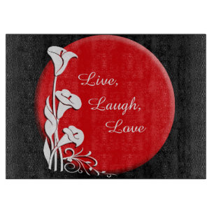 Planche À Découper Plateau de coupe moderne Motif Callas