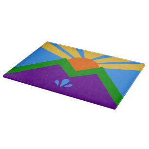 Planche À Découper Plateau de coupe patriotique, Drapeau de Manitou S