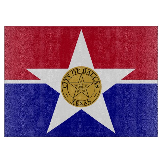 Planche À Découper Plateau de découpe patriotique avec Drapeau de Dal (Devant)