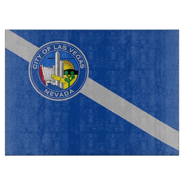Planche À Découper Plateau de découpe patriotique avec Drapeau de Las (Devant)