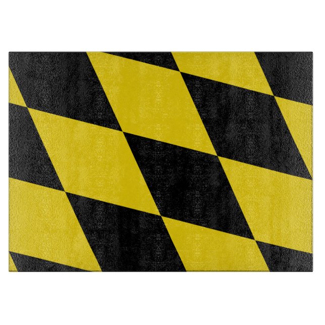 Planche À Découper Plateau de découpe patriotique avec Drapeau de Mun (Devant)