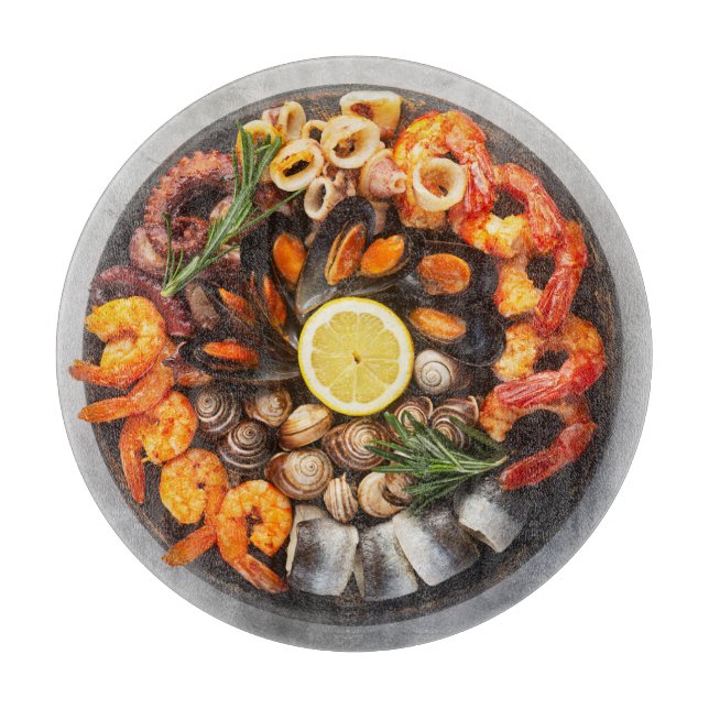 Planche À Découper Plateau de fruits de mer (Devant)