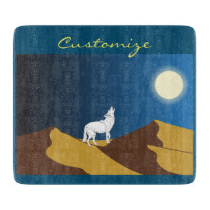 Planche À Découper Pleine lune Thunder_Cove l d'hurlement de coyote