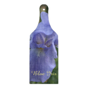 Planche À Découper Plutôt Bleu Iris Floral Cutting Board
