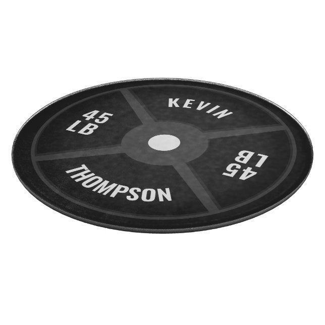 Planche À Découper Poids Plate Formation Fitness Bodybuilding Nom (Coin)